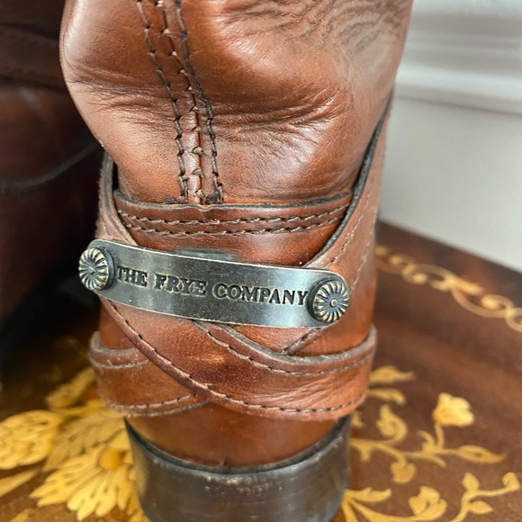 Frye Womens Melissa Brown Riding Boots Size 5.5B (76976) - Picture 5 of 10